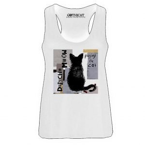 Depeche Meow "Playing the cat" white - Tank
