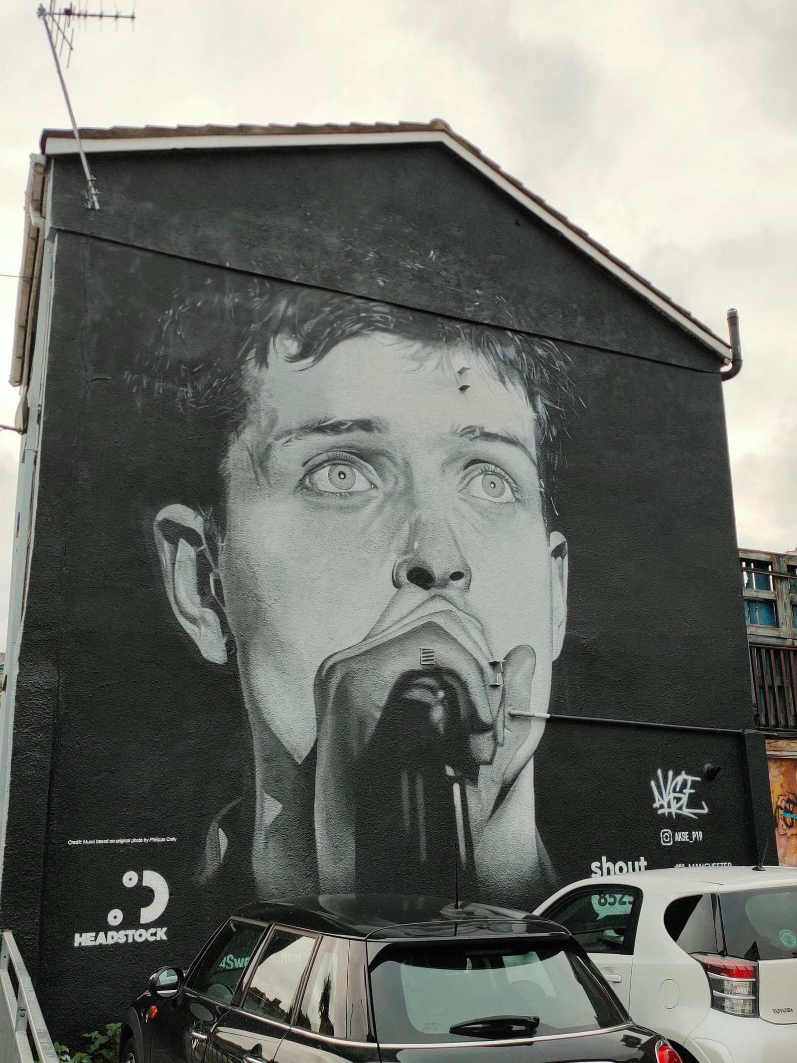 Ian Curtis mural Manchester