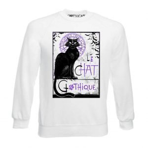 Le Chat Gothique - White - Sweater
