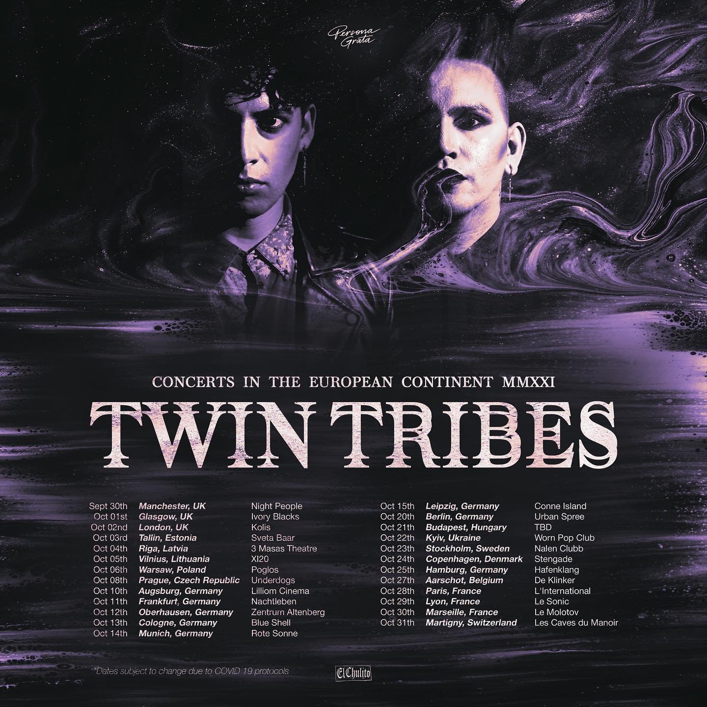 Twin Tribes Europe Tour 2021