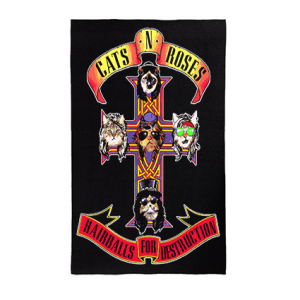 cats and roses blanket